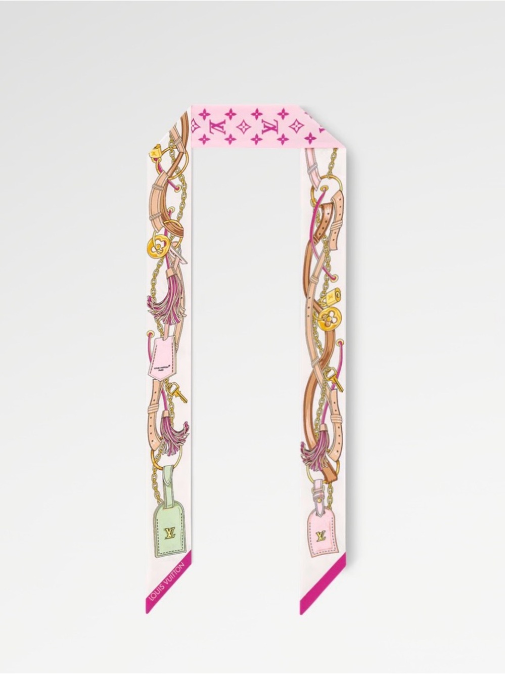 Louis Vuitton Flower And Straps BB Bandeau Fuchsia Rose
